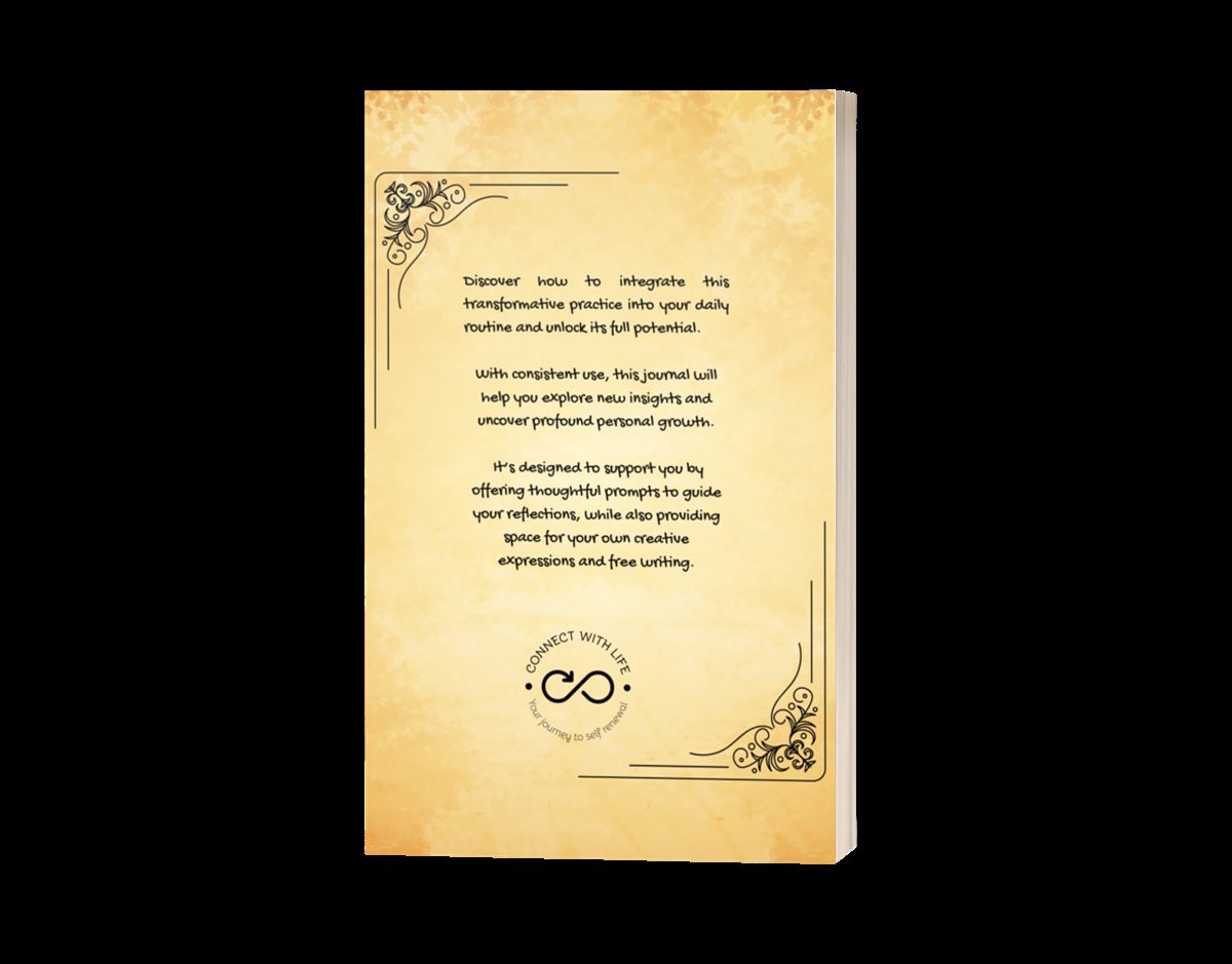 Back cover of the Automatic Writing Journal